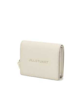 [JILLSTUART] [Gelato] Leather petite charm 装飾 2段 bifold wallet _ IVORY - コクモト KOCUMOTO