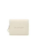 [JILLSTUART] [Gelato] Leather petite charm 装飾 2段 bifold wallet _ IVORY - コクモト KOCUMOTO