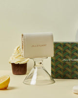 [JILLSTUART] [Gelato] Leather petite charm 装飾 2段 bifold wallet _ IVORY - コクモト KOCUMOTO