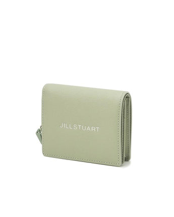 [JILLSTUART] [Gelato] Leather petite charm 装飾 2段 bifold wallet _ MINT - コクモト KOCUMOTO