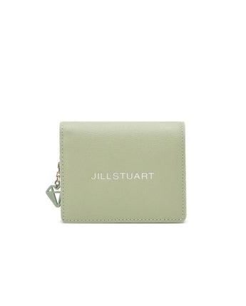 [JILLSTUART] [Gelato] Leather petite charm 装飾 2段 bifold wallet _ MINT - コクモト KOCUMOTO