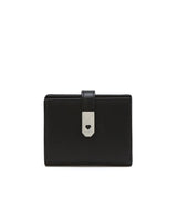 [JILLSTUART] [Heart Decoration] Black Cowhide 2-Step Wallet - コクモト KOCUMOTO