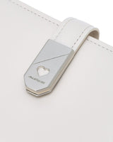 [JILLSTUART] [Heart Decoration] Ivory Cowhide 2-Step Wallet - コクモト KOCUMOTO
