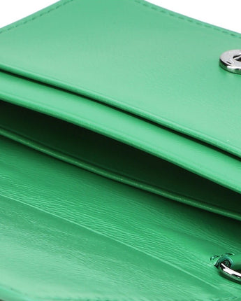 [JILLSTUART] [HEART] Green Chain Cowhide Card Holder - コクモト KOCUMOTO