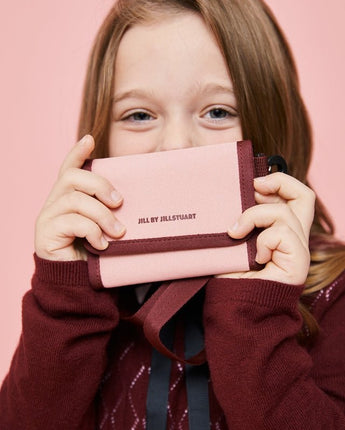 [JILLSTUART][22FW][KIDS] Color matching necklace type wallet _ PINK - コクモト KOCUMOTO