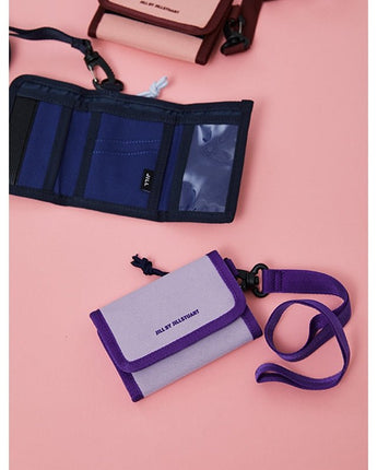 [JILLSTUART][22FW][KIDS] Color matching necklace type wallet _ VIOLET - コクモト KOCUMOTO