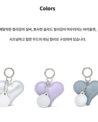 [JILLSTUART][23FW] Heart pooper keyring 3色 バッグ装飾 新商品 韓国ブランド 韓国人気 韓国ファッション 学生 大学生 贈り物 ストリートファッション カップルアイテム 友情ギフト - コクモト KOCUMOTO