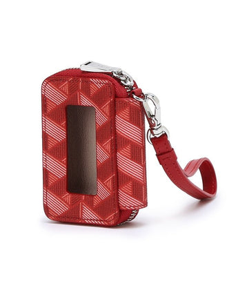 [JILLSTUART][23FW] [ROSELLA] Zipper pattern leather key holder _ RED - コクモト KOCUMOTO