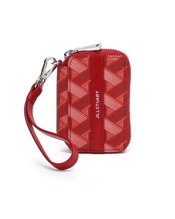 [JILLSTUART][23FW] [ROSELLA] Zipper pattern leather key holder _ RED - コクモト KOCUMOTO