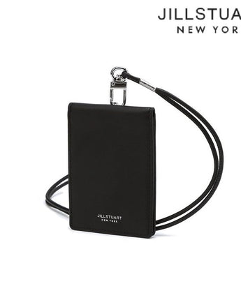 [JILLSTUART][23FW][JUDE] Black leather logo necklace type card holder _ BLACK ネックレス型財布 - コクモト KOCUMOTO