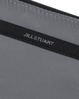 [JILLSTUART][24SS] Gray line color nylon zipper card wallet 男女共用 新学期 贈り物 - コクモト KOCUMOTO