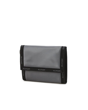 [JILLSTUART][24SS] Line color combination half wallet _ GRAY 男女共用 新学期 贈り物 - コクモト KOCUMOTO