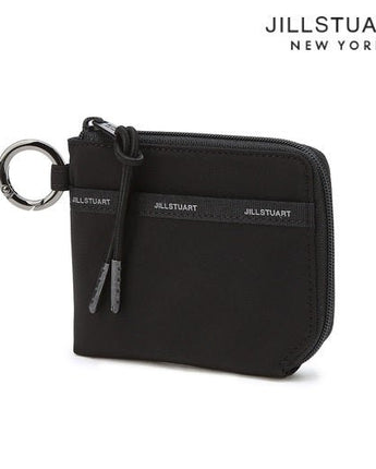 [JILLSTUART][24SS] Line color combination zipper coin wallet _ BLACK - コクモト KOCUMOTO