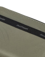 [JILLSTUART][24SS] Line color combination zipper coin wallet _ KHAKI - コクモト KOCUMOTO