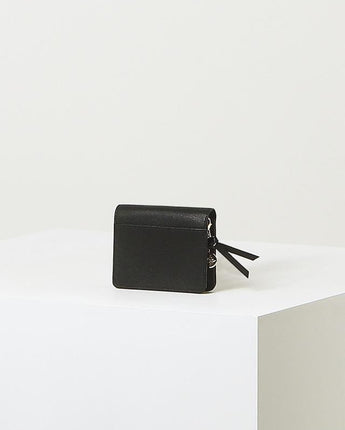 [JILLSTUART][24SS][BONNIE]Logo printed cowhide leather wallet _ BLACK - コクモト KOCUMOTO