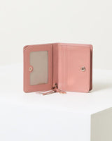 [JILLSTUART][24SS][BONNIE]Logo printed cowhide leather wallet _ DARK PINK - コクモト KOCUMOTO