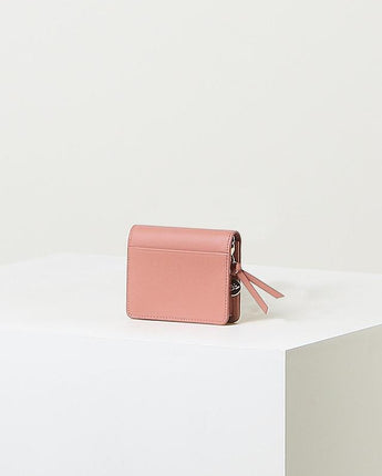 [JILLSTUART][24SS][BONNIE]Logo printed cowhide leather wallet _ DARK PINK - コクモト KOCUMOTO