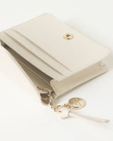 [JILLSTUART][24SS][BONNIE]Logo printed cowhide leather wallet _ IVORY - コクモト KOCUMOTO