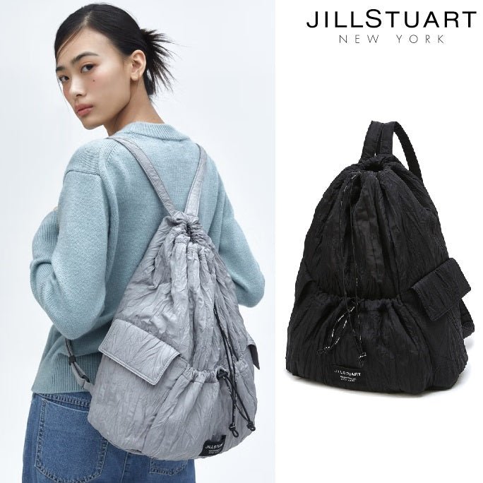 [JILLSTUART][24SS][Gelato Pleats] Pleated lightweight backpack 2色 韓国人気/バックパック - コクモト KOCUMOTO