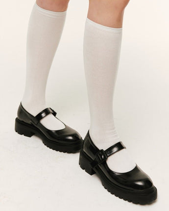 [JILLSTUART][24SS][Millie] Black strap platform Loafers _ BLACK (22.5~25.5) - コクモト KOCUMOTO