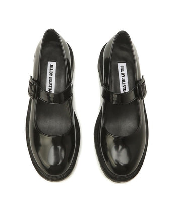 [JILLSTUART][24SS][Millie] Black strap platform Loafers _ BLACK (22.5~25.5) - コクモト KOCUMOTO