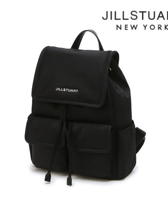 [JILLSTUART][24SS][New Nylon] Black nylon lightweight fabric backpack M 新商品 女性バッグ - コクモト KOCUMOTO