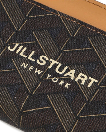 [JILLSTUART][24SS][ROSELLA] Rosella Chilling Pattern Zipper Card Wallet _ BROWN - コクモト KOCUMOTO