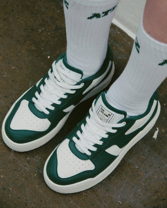 [JILLSTUART][TENYS CLUB] Color combination Leather Unisex Sneakers _ GREEN [23-28](JESO2F574) - コクモト KOCUMOTO