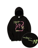 [KIRSH ] 23F/W KIRSH X MISAKI KAWAI ARTWORK POINT HOODIE [BLACK] - コクモト KOCUMOTO