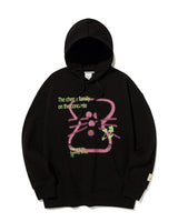 [KIRSH ] 23F/W KIRSH X MISAKI KAWAI ARTWORK POINT HOODIE [BLACK] - コクモト KOCUMOTO