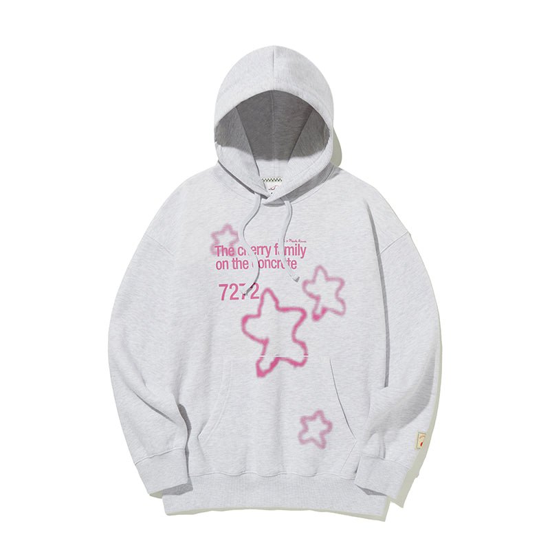 [KIRSH ] 23F/W KIRSH X MISAKI KAWAI ARTWORK POINT HOODIE [MELANGE GRAY] - コクモト KOCUMOTO