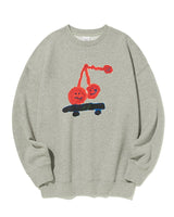 [KIRSH] 23F/W KIRSH X MISAKI KAWAI SWEATSHIRT [MELANGE GRAY] - コクモト KOCUMOTO