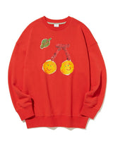 [KIRSH] 23F/W KIRSH X MISAKI KAWAI SWEATSHIRT [RED] - コクモト KOCUMOTO