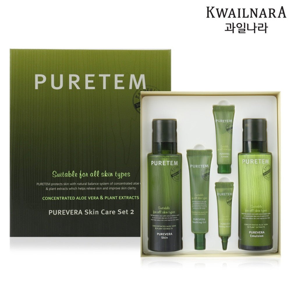 [KWAILNARA] PURETEM PUREVERA Skin Care 2種 セット / 韓国化粧品 - コクモト KOCUMOTO