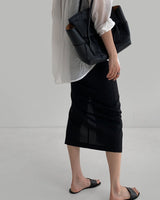 [LAROOM] 2022SS韓国ファッション SUMMER FRENCH SKIRT (BLACK) - コクモト KOCUMOTO