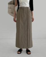 [LAROOM]2022SS韓国ファッション ピンタックロングスカート(3color) - コクモト KOCUMOTO