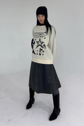 [LEATHERY] Inside the closet Knit 2色 新商品 男女共用 冬のファッション - コクモト KOCUMOTO