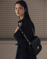 [LEATHERY] Other Classic Chain Bag [BLACK] 新商品 デイリー 女性バッグ - コクモト KOCUMOTO