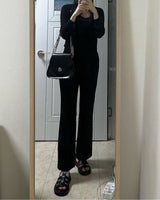 [LEATHERY] Other Classic Chain Bag [BLACK] 新商品 デイリー 女性バッグ - コクモト KOCUMOTO