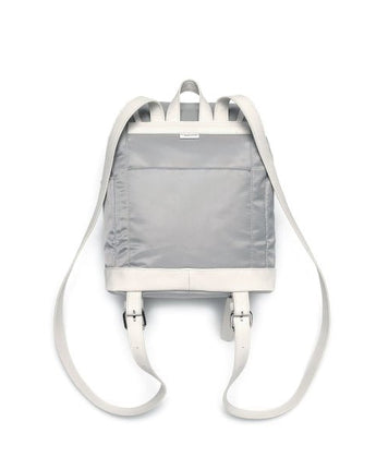 [LEE] Leather Colored Nylon Mini Backpack _ Light Gray 新商品 新学期 女性バッグ - コクモト KOCUMOTO