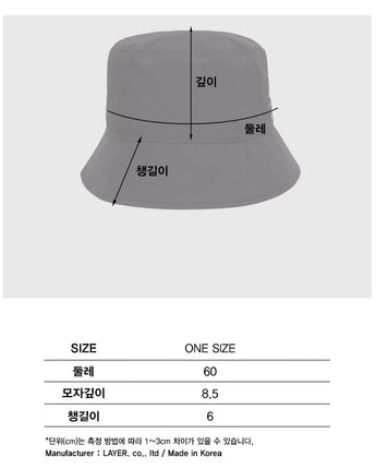 [LMC] ACTIVE GEAR 3L BUCKET HAT 2色 W-PROOF デイリー 韓国人気 - コクモト KOCUMOTO