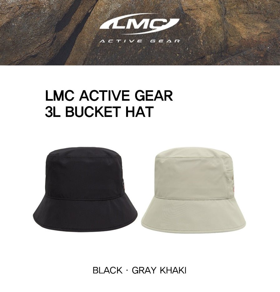 [LMC] ACTIVE GEAR 3L BUCKET HAT 2色 W-PROOF デイリー 韓国人気 - コクモト KOCUMOTO