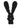 [LUV IS TRUE]人気AM RABBIT KEY RING(BLACK) - コクモト KOCUMOTO