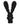 [LUV IS TRUE]人気AM RABBIT KEY RING(BLACK) - コクモト KOCUMOTO