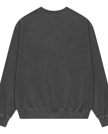 [MAHAGRID] 23F/W LOVE PUNK PIGMENT SWEATSHIRT CHARCOAL - コクモト KOCUMOTO