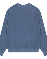 [MAHAGRID] 23F/W LOVE PUNK PIGMENT SWEATSHIRT NAVY - コクモト KOCUMOTO