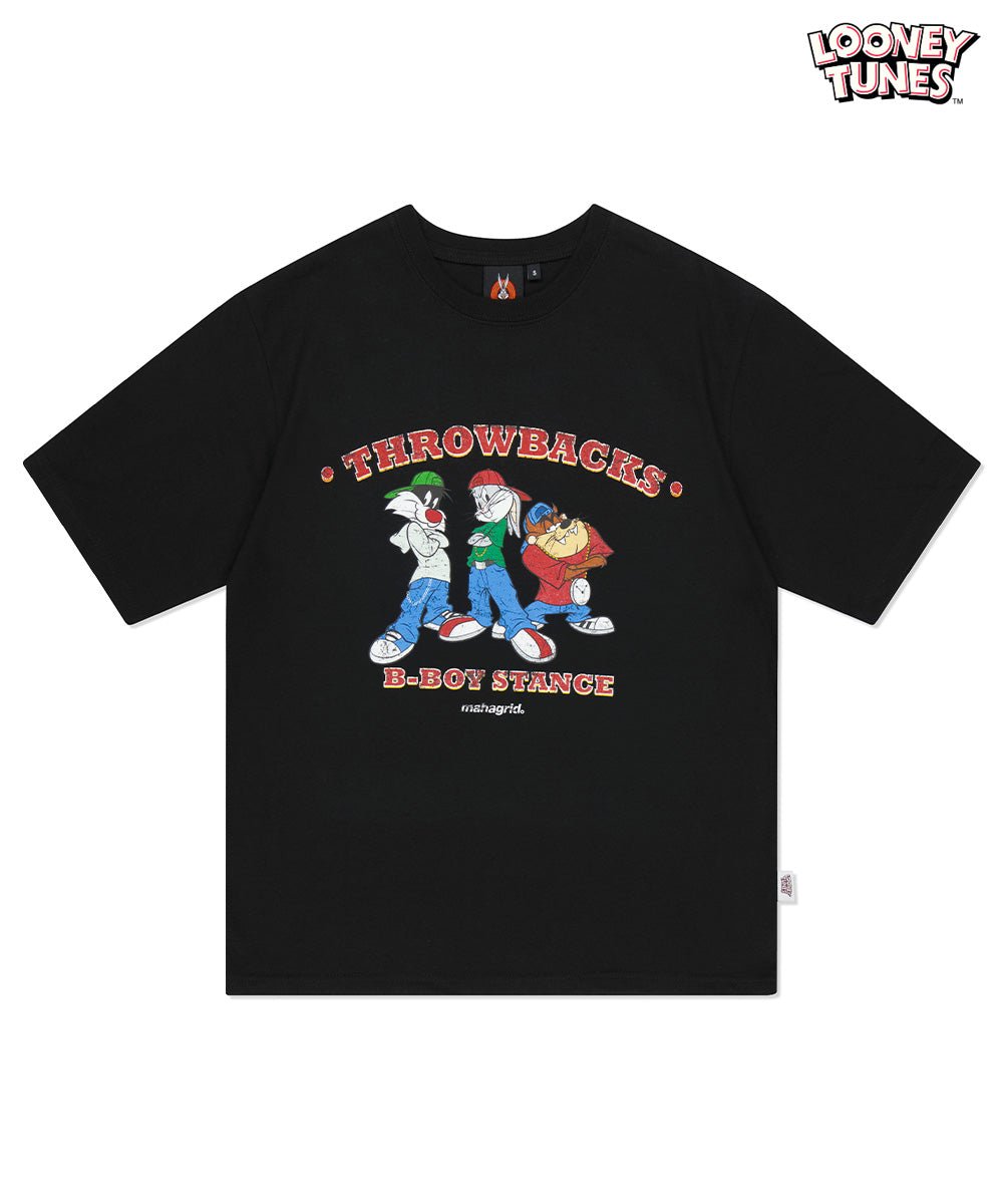 [MAHAGRID] [日本最安値] 23S/S THROWBACKS TEE BLACK - コクモト KOCUMOTO