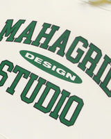 [MAHAGRID] [人気] COLLEGE LOGO HOODIE CREAM - コクモト KOCUMOTO