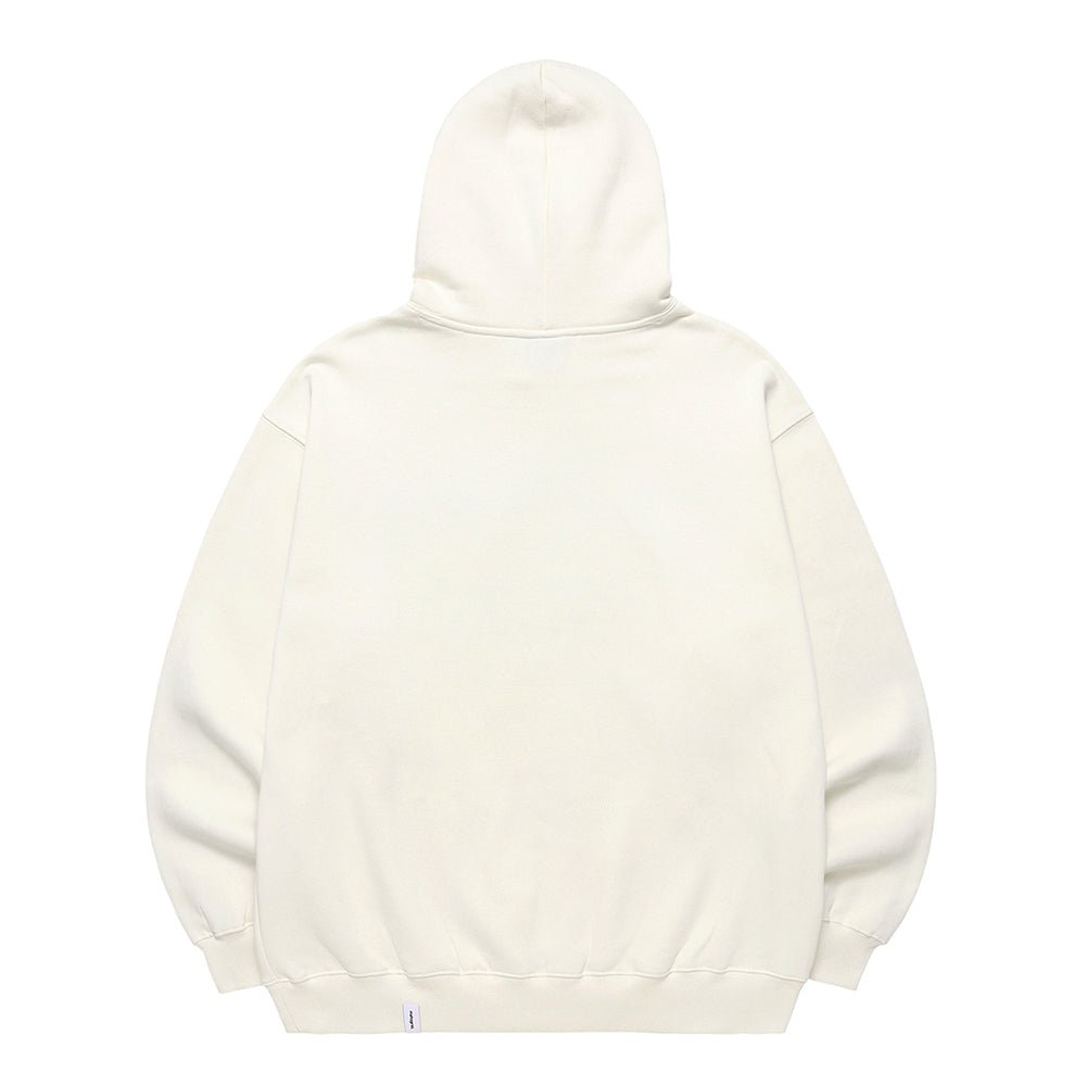 [MAHAGRID] [人気] COLLEGE LOGO HOODIE CREAM - コクモト KOCUMOTO