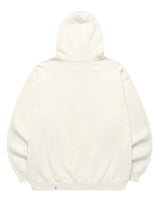 [MAHAGRID] [人気] COLLEGE LOGO HOODIE CREAM - コクモト KOCUMOTO